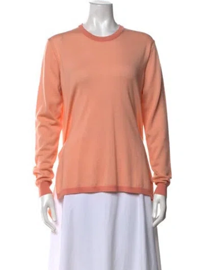Pre-owned Maje Wool Crew Neck Top In Pink