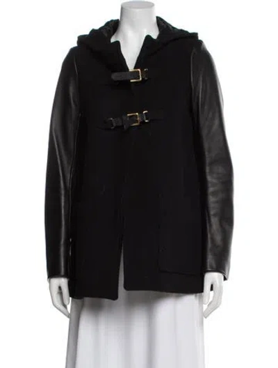Pre-owned Maje Wool Evening Jacket In Black