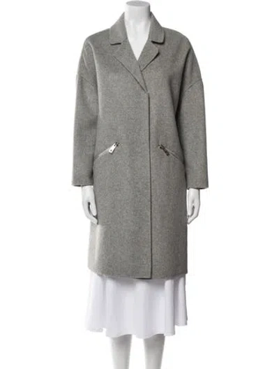 Pre-owned Maje Wool Evening Jacket In Gray