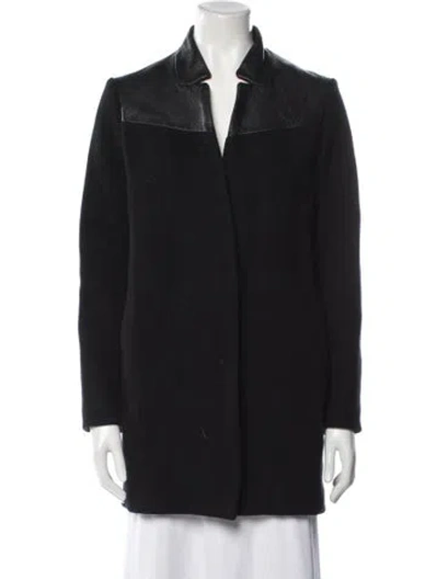 Pre-owned Maje Wool Jacket In Black