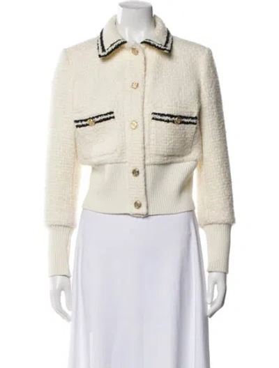 Pre-owned Maje Wool Jacket In Neutral