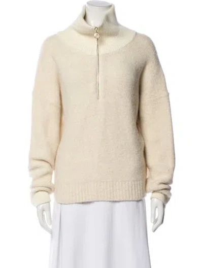 Pre-owned Maje Wool Jacket In Neutral