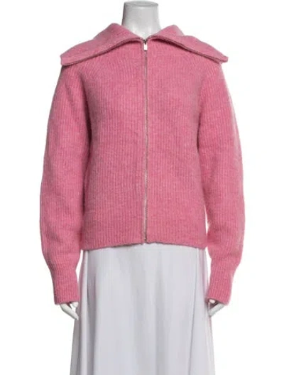Pre-owned Maje Wool Jacket In Pink