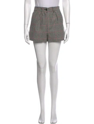 Pre-owned Maje Wool Mini Shorts In Black
