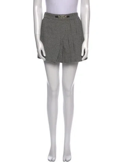 Pre-owned Maje Wool Mini Shorts W/ Tags In Black