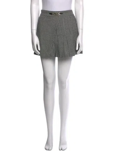 Pre-owned Maje Wool Mini Skirt W/ Tags In Black