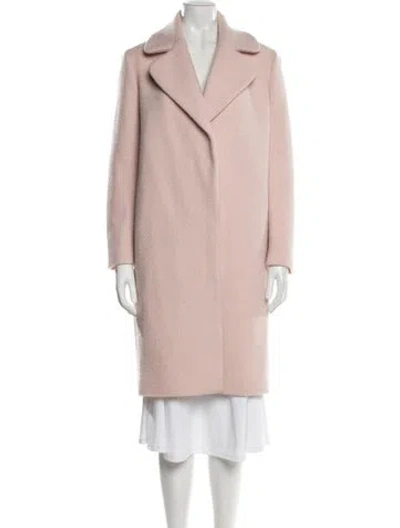 Pre-owned Maje Wool Peacoat In Neutral