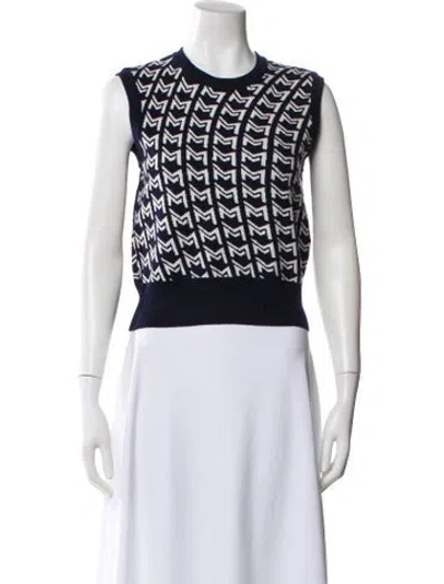 Pre-owned Maje Wool Printed Sweater