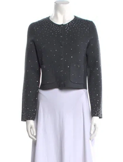 Pre-owned Maje Wool Scoop Neck Sweater In Black