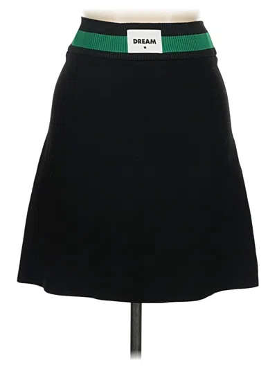 Pre-owned Maje Wool Skirt In Black