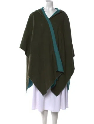 Pre-owned Maje Wool Striped Sweater In Green