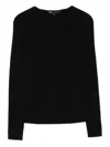 Maje Wool Sweater In Black