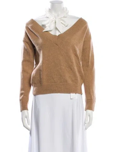 Pre-owned Maje Wool Sweater In White