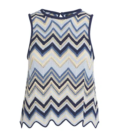 MAJE ZIGZAG SWEATER VEST