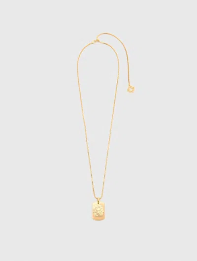Maje Zodiac Sign Plaque Necklace