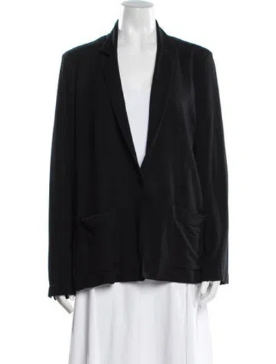 Pre-owned Majestic Blazer In Black