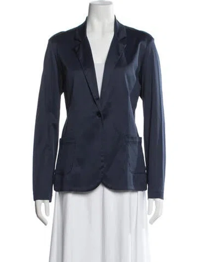 Pre-owned Majestic Blazer In Blue