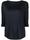 Majestic Boat Neck 3/4 Sleeves Sweater