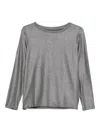 Majestic Boat-neck T-shirt In Gray