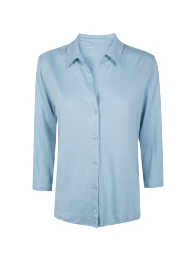 Majestic Buttoned Shirt In Blue