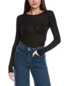 Majestic Filatures Cashmere-blend Top In Black