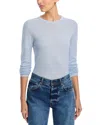 Majestic Machine Washable Cashmere Crewneck Pullover In Ocean