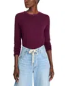Majestic Cashmere Crewneck Top In Prune