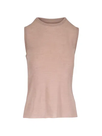 Majestic Cashmere Sleeveless Top In Pink