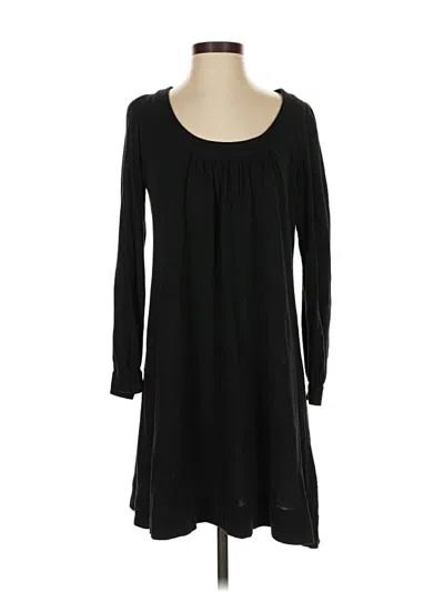 Pre-owned Majestic Casual Dress In Black