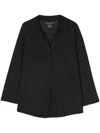 Majestic Classic-collar Shirt In Black