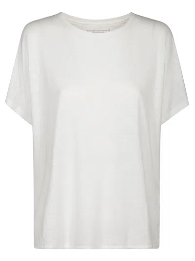 Majestic Col Rond Mcourt In White