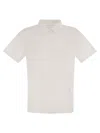 Majestic Filatures Cotton And Lyocell Polo Shirt In White