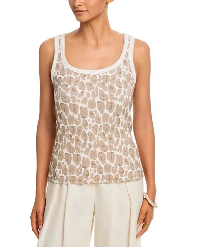 Majestic Cotton Rib Tank Top In Brown