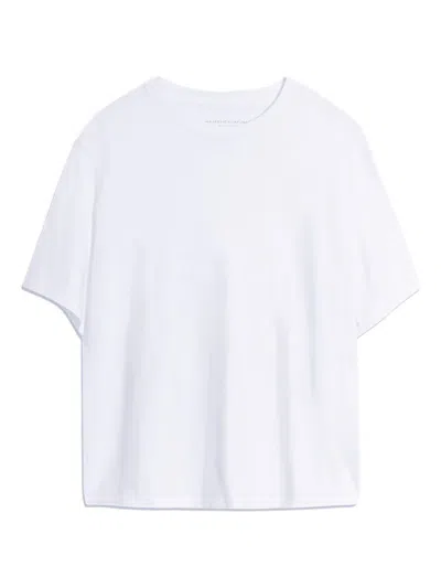 Majestic Cotton T-shirt In White