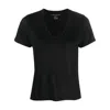 Majestic Soft Touch Short-sleeve V-neck Top