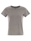 Majestic Crew Neck Short Sleeved Cotton T Shirt