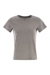 Majestic Crew Neck Short Sleeved Cotton T Shirt