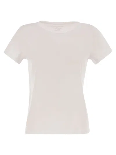MAJESTIC CREW-NECK SHORT-SLEEVED COTTON T-SHIRT