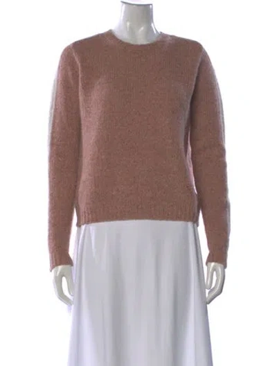 Pre-owned Majestic Crew Neck Sweater In Pink