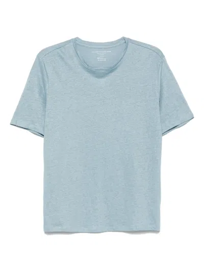 Majestic Crew-neck T-shirt In Blue