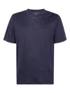 Majestic Filatures Short Sleeves Round Neck Sweater Clothing In Blue