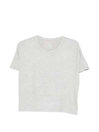Majestic Crew-neck T-shirt In Gray