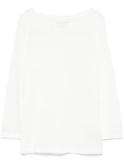Majestic Crew-neck T-shirt In White