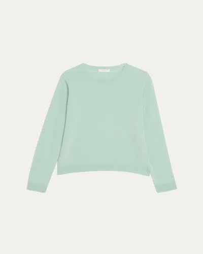 Majestic Crewneck Cashmere Sweater In Blue