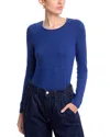 Majestic Crewneck Long Sleeve Tee In Abyss