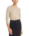 Majestic Crewneck Semi Relaxed Top In Desert