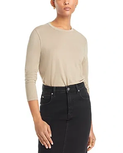 Majestic Crewneck Semi Relaxed Top In Desert