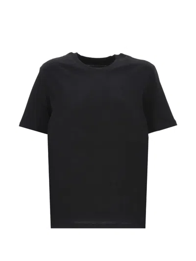 Majestic Crew-neck T-shirt In Black