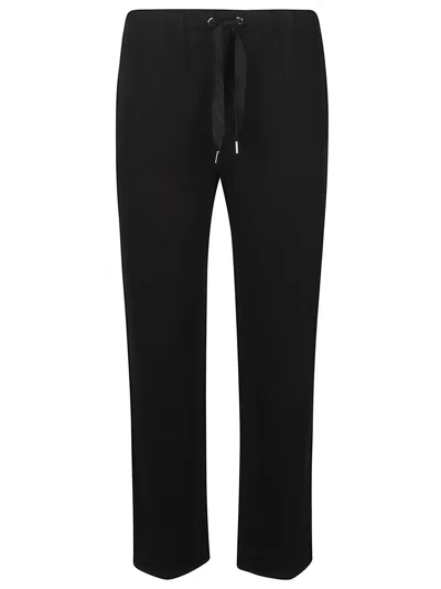 Majestic Cropped Black Pants With Relaxed Fit