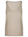 Majestic Scoop-neck Top In Brown